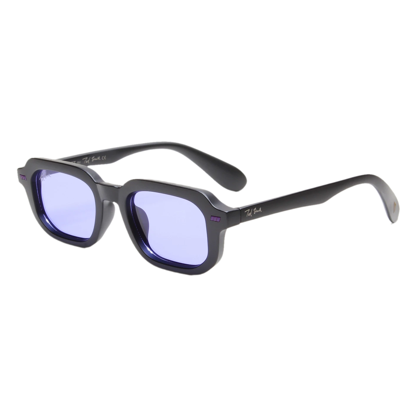 Blackout Rectangle — Black Purple