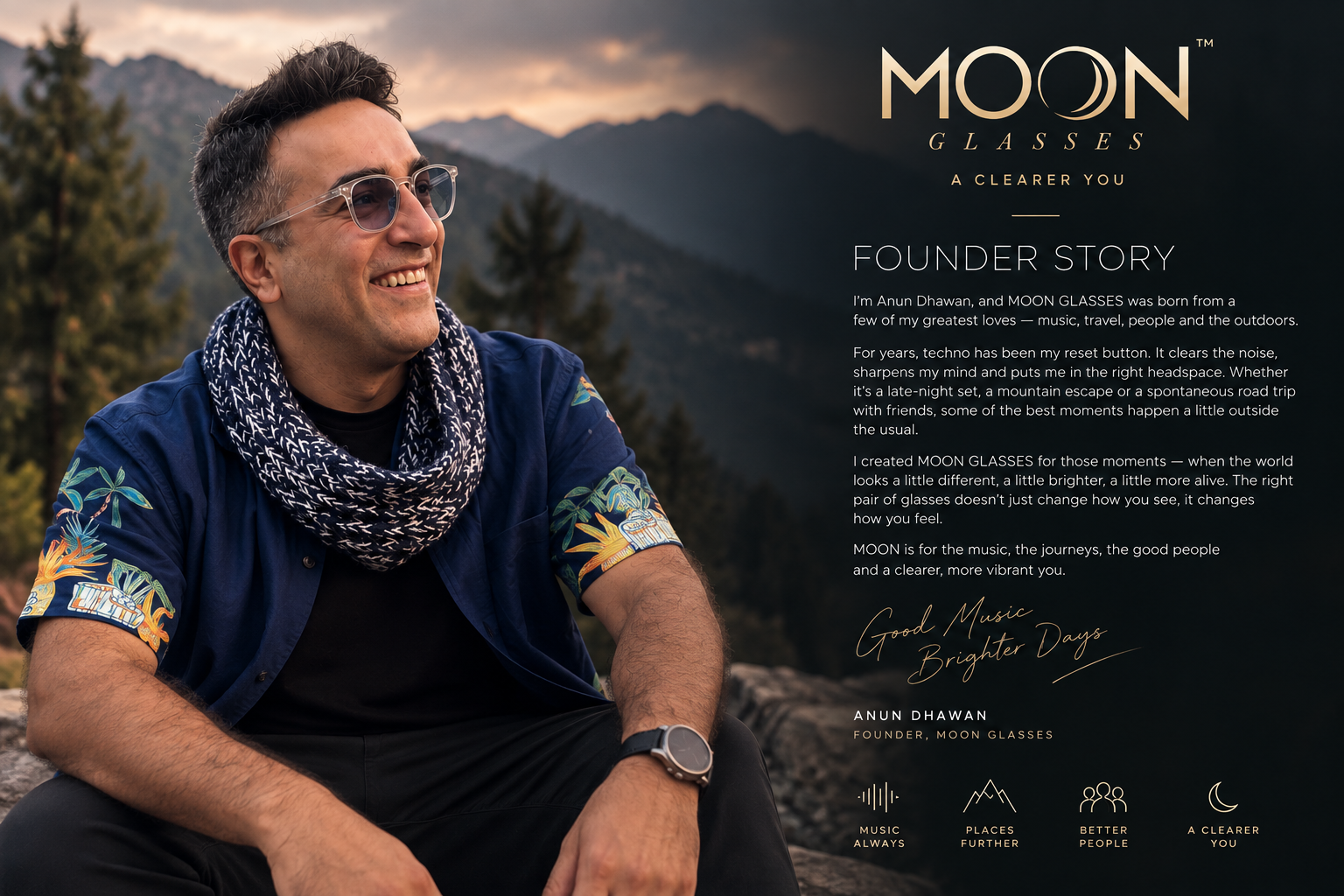 Anun Dhawan, Founder of Moonglasses